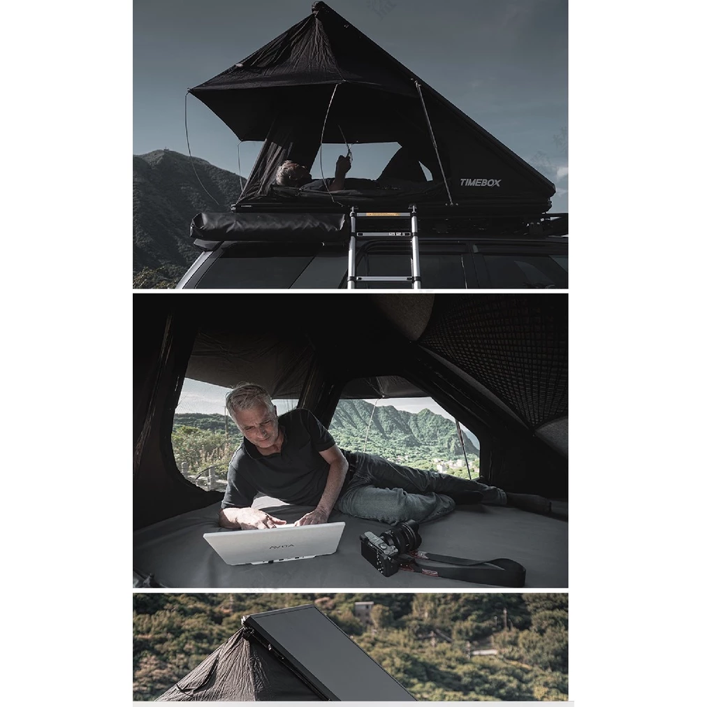 【綠色工場】TIMEBOX TB-02-L 三角洲鋁合金車頂帳 3人帳 車頂帳篷 車宿帳篷 硬殼車頂帳 露營帳 車泊