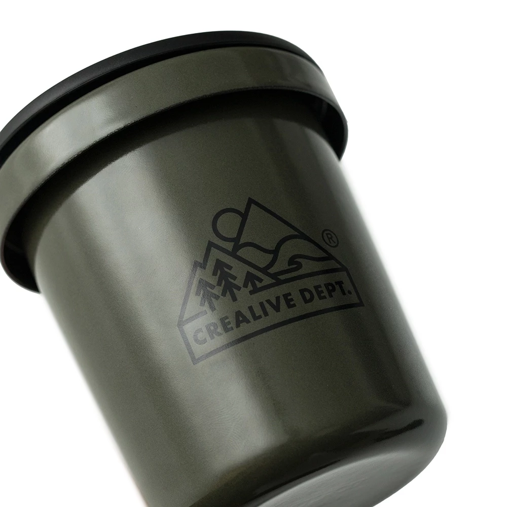 【綠色工場】Filter017 x ovject Enamel Hook Mug 聯名搪瓷琺瑯杯 軍風 水杯 馬克杯