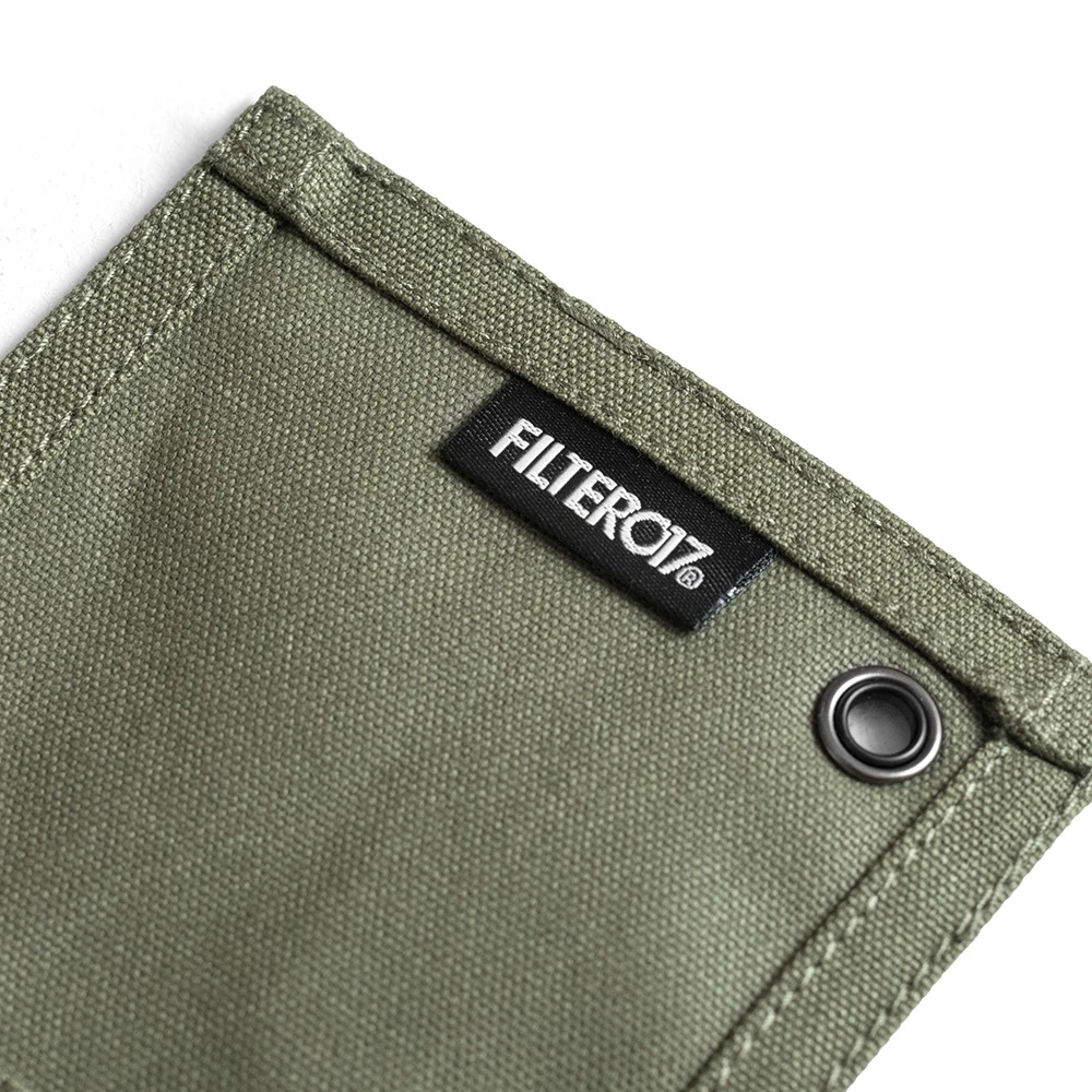 【綠色工場】Filter017 Waxed Canvas Coasters﻿ 上蠟帆布杯墊(4片入)﻿ 軍風 露營 野營