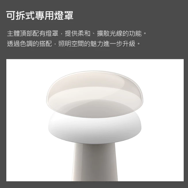 LUMENA M1 蘑菇燈【綠色工場】N9 露營燈 小夜燈 照明燈 LED燈 氛圍燈 氣氛燈