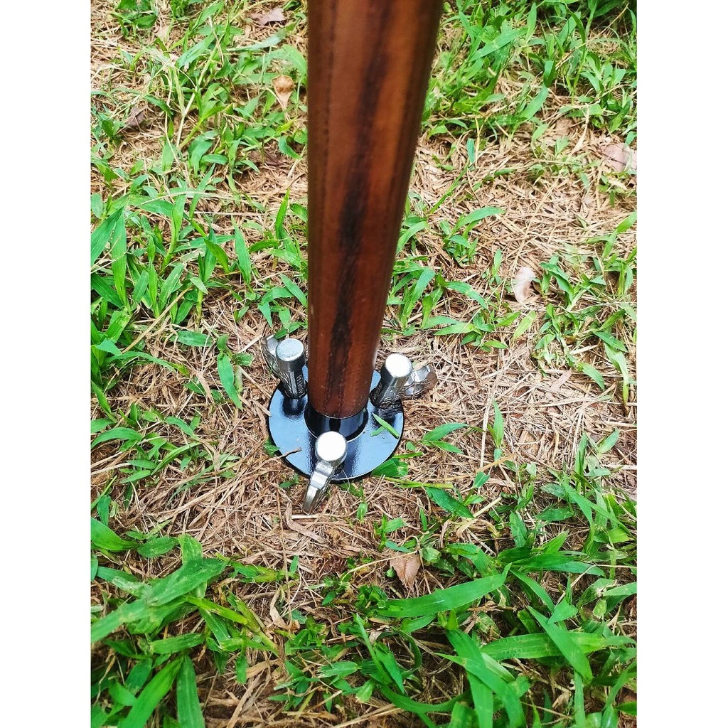 【綠色工場】TKS 懸月燈柱 附贈5支神斧釘 實木燈柱 露營燈住 美國白蠟木 90-180cm 露營燈掛柱 含收納袋