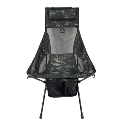 【綠色工場】OWL CAMP 舒適高背椅 露營折疊椅 便攜椅 摺疊椅 月亮椅 收納椅 登山椅 野營椅 變形蟲椅 露營