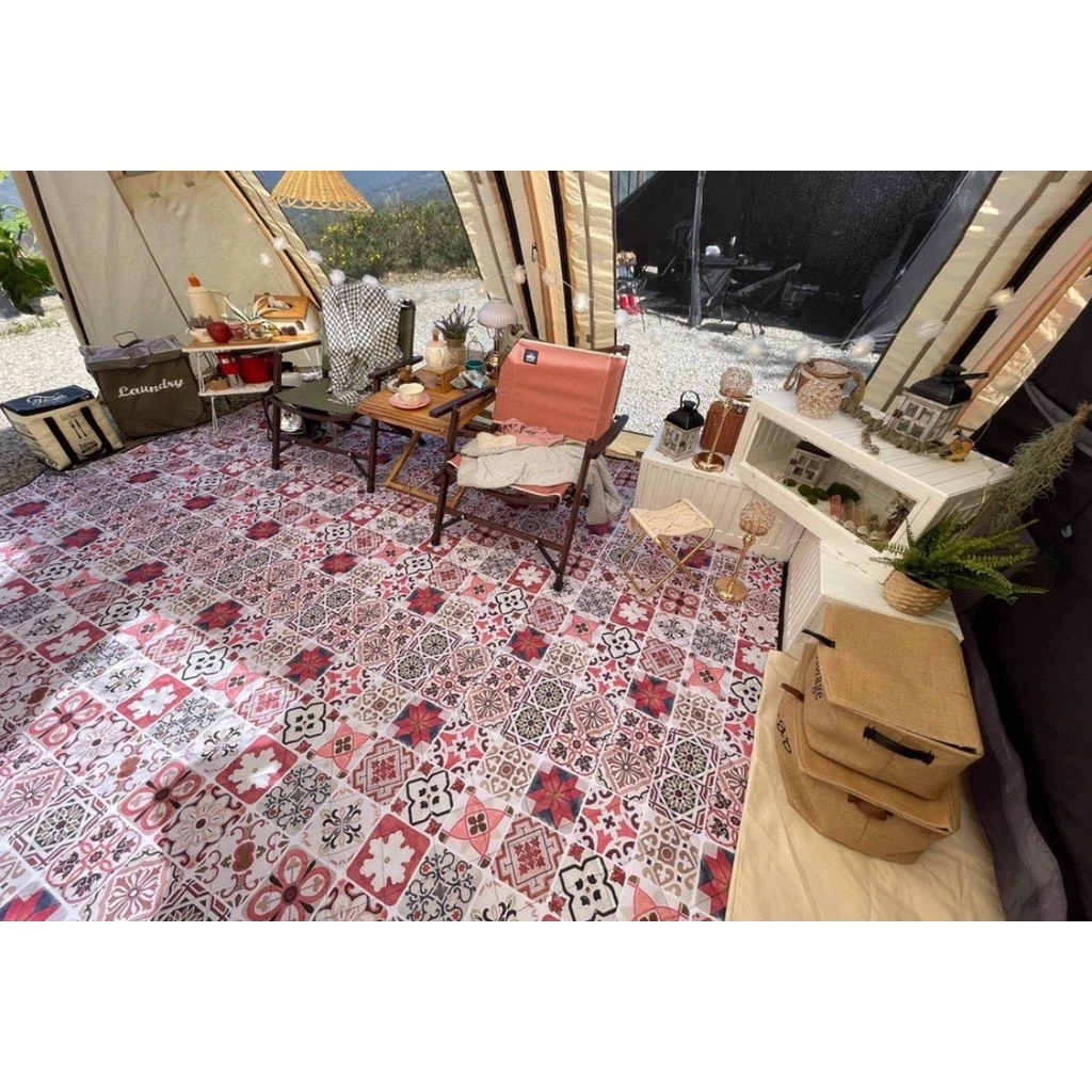 【綠色工場】 Campanimal 270x270 希望之櫻 地墊 野餐墊 防潮地布 防水墊 帳篷內墊 內地墊 露營地墊