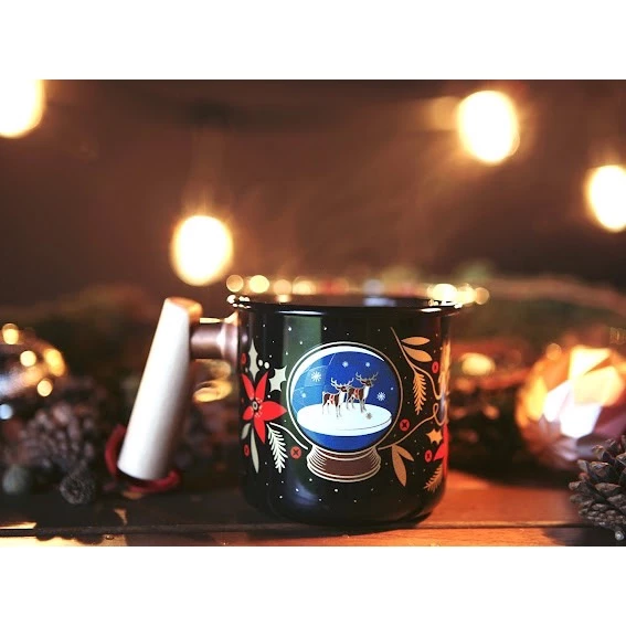 【綠色工場】聖誕節限定 Truvii 聖誕琺瑯杯 感溫變色杯 馬克杯 聖誕節 交換禮物 水杯 飲料杯 露營