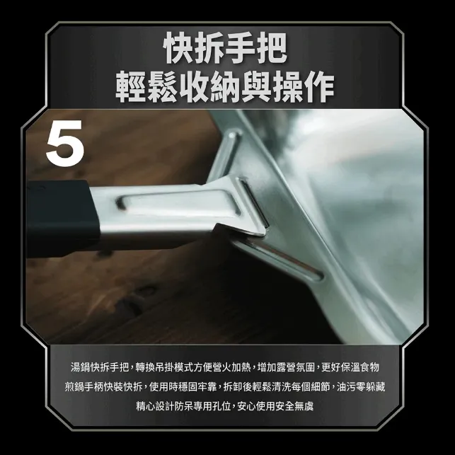 CAMPFIRE 野岩露營鍋具組