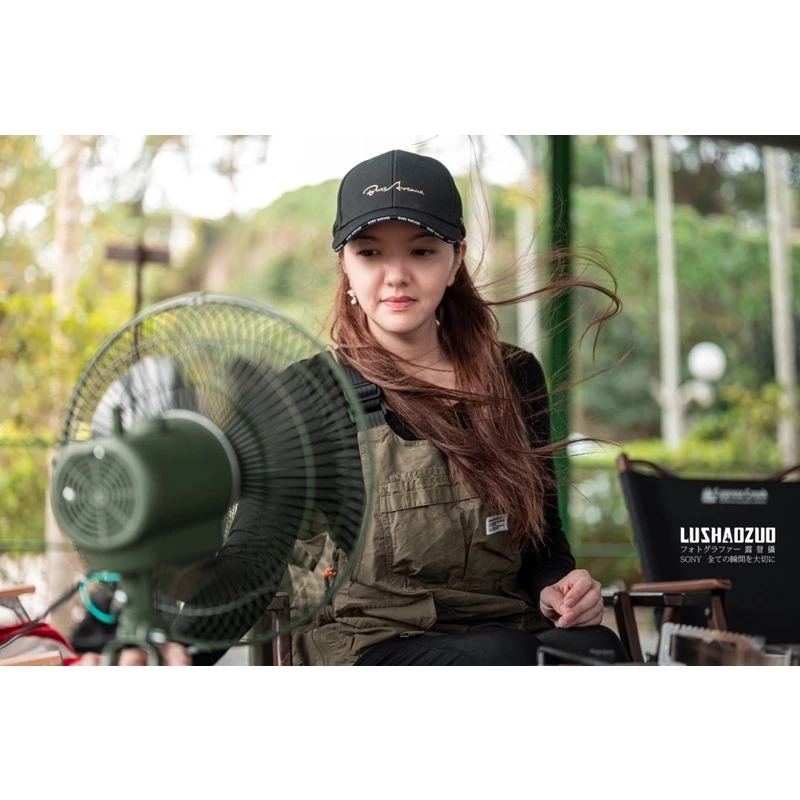 【綠色工場】樂活不露 360度 12吋靜音工業扇 戰術軍綠/沙色電扇 循環扇 電風扇 露營扇 立扇 桌扇 居家風扇