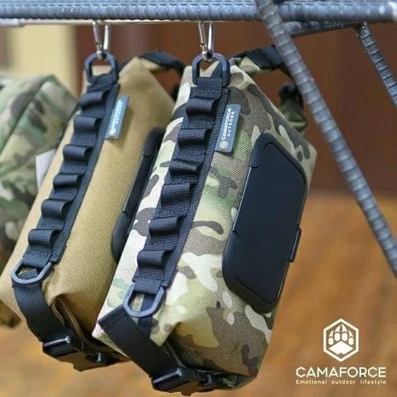【綠色工場】韓國CAMAFORCE 濕紙巾袋/戰術濕紙巾包/衛生紙袋/懷舊露營裝備/紙巾包/露營配件 野餐 車上掛包