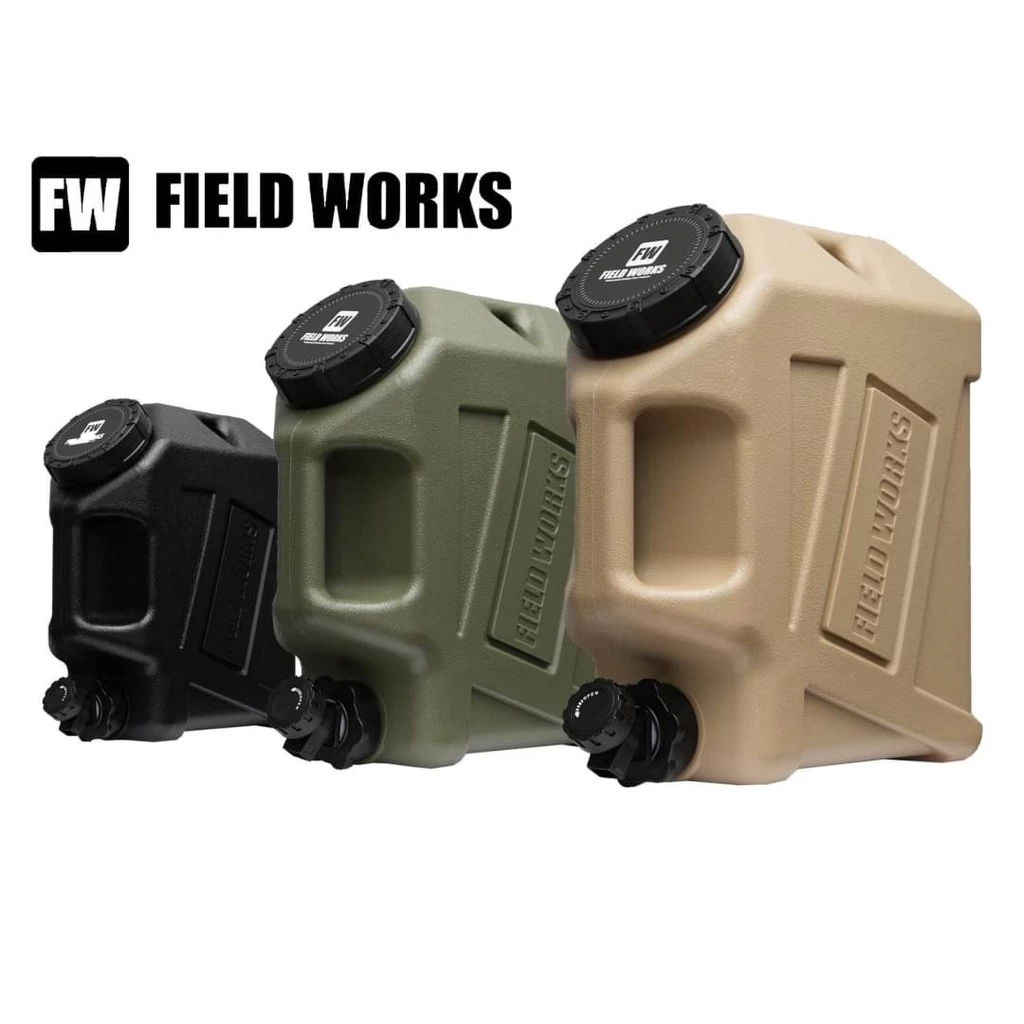 【綠色工場】FIELD WORKS 儲水桶10L 均風水桶 攜帶水箱 水壺 可提式水桶 風格露營 飲料桶