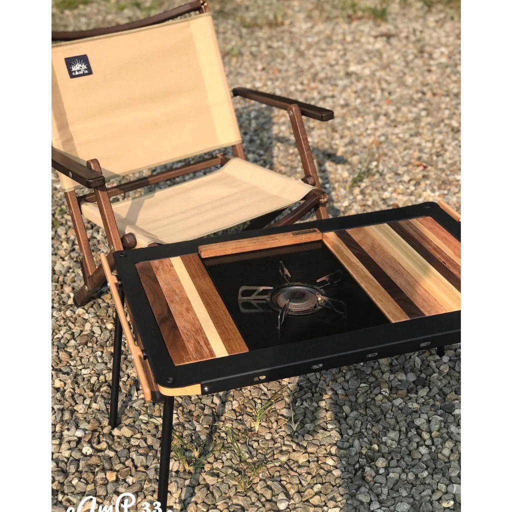 【綠色工場】cAmP33 經典工業風AIR桌單位木桌 實木桌 多功能桌 IGT 露營木桌 收納桌 摺疊桌 台灣製