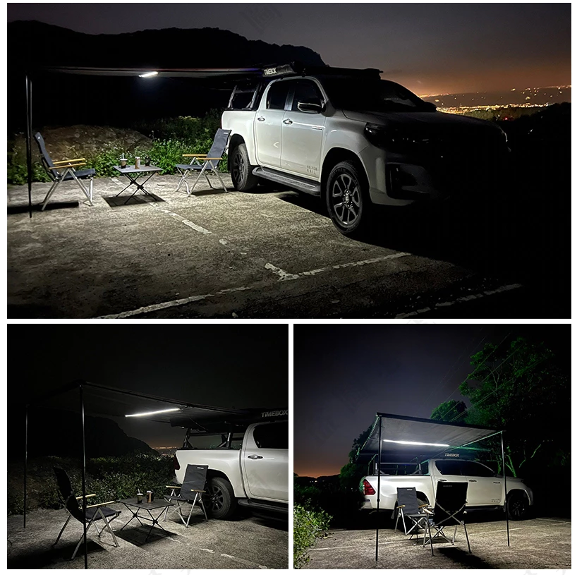 【綠色工場】TIMEBOX TB-09-2030 黑化鋁合金車邊帳帶燈條 2*3米 車邊天幕 客廳帳 天幕帳 遮陽帳