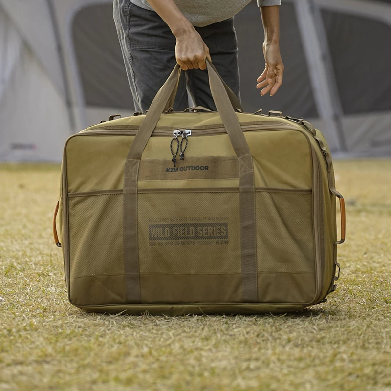 【綠色工場】KAZMI KZM 工業風裝備收納袋70L 裝備袋 行李袋 收納箱 行李袋 手提袋 露營收納