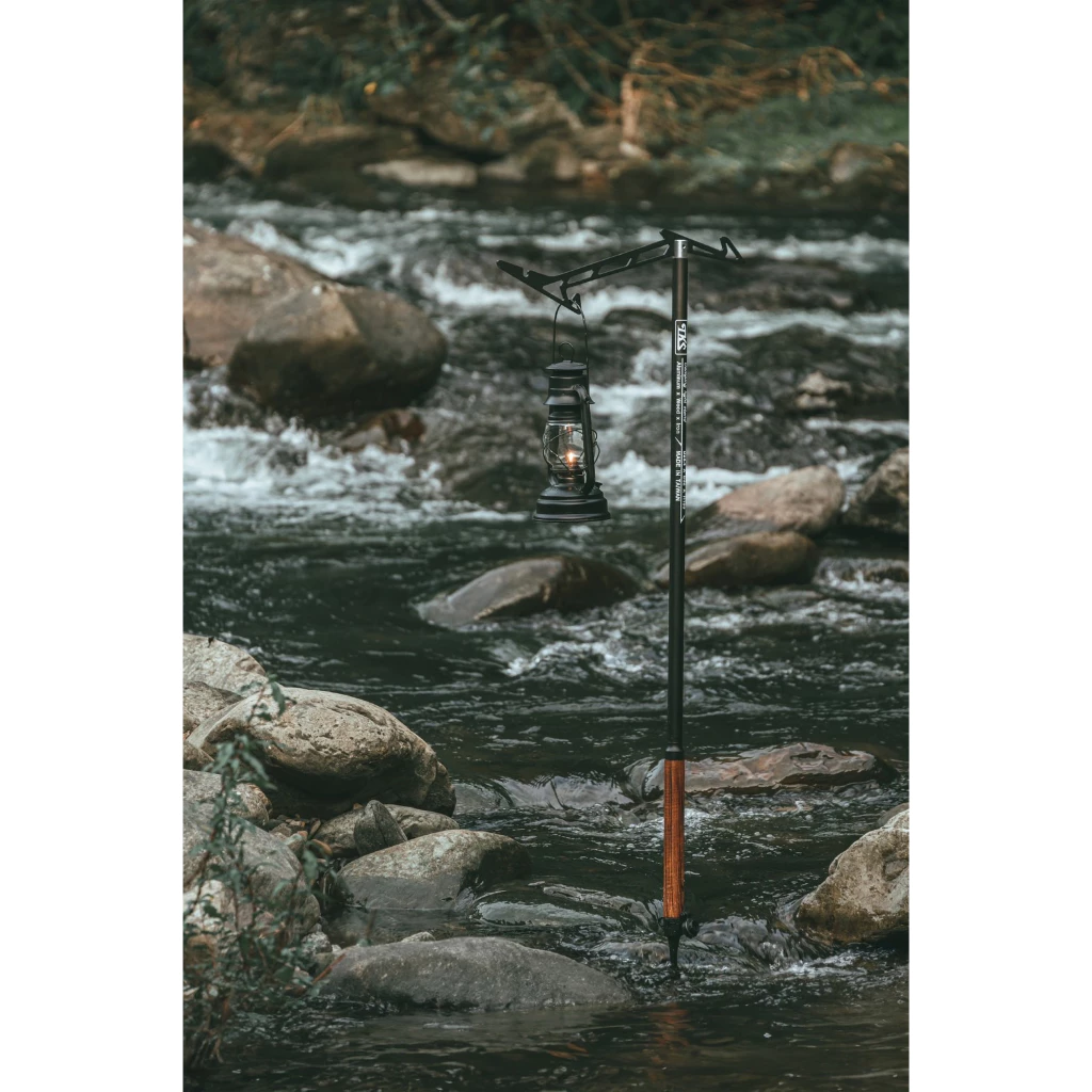 【綠色工場】TKS 邀月燈柱 露營燈住 實木燈柱 鐵件燈柱 鋁合金燈柱 90-180cm 露營燈掛柱 含收納袋 台灣製