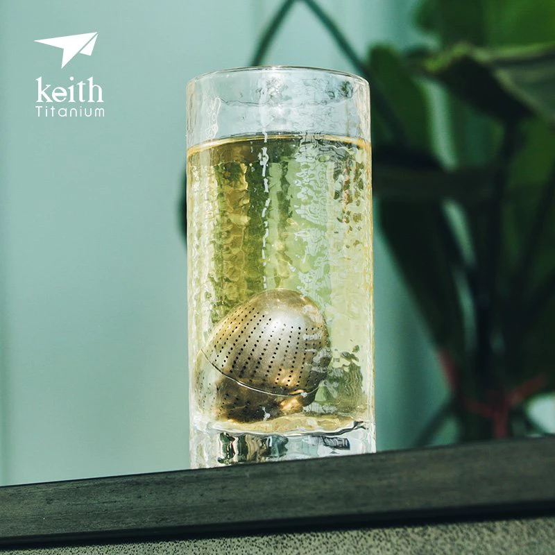 鎧斯 Keith Mi3920 純鈦濾茶器【綠色工場】 茶葉蛋型濾網 茶神器 茶葉過濾器