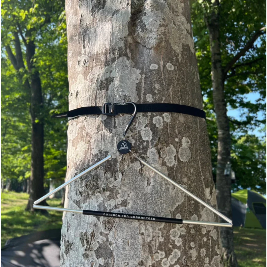 【綠色工場】5050WORKSHOP 旅行衣架2入 TRAVEL HANGER 摺疊衣架 便攜衣架 附收納袋 鋁合金衣架