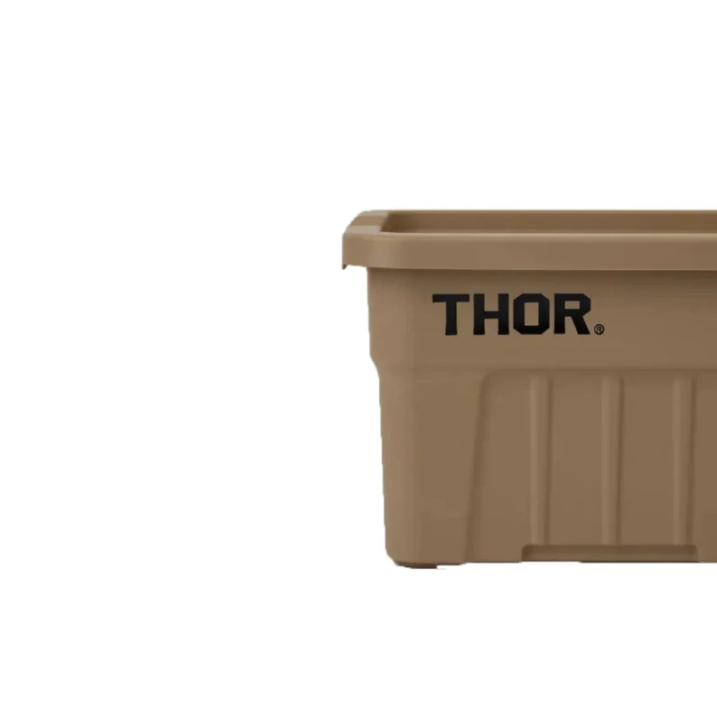 THOR 日本限定 Large Totes With Lid 22L 多功能層疊方形收納箱【綠色工場】收納箱 置物箱