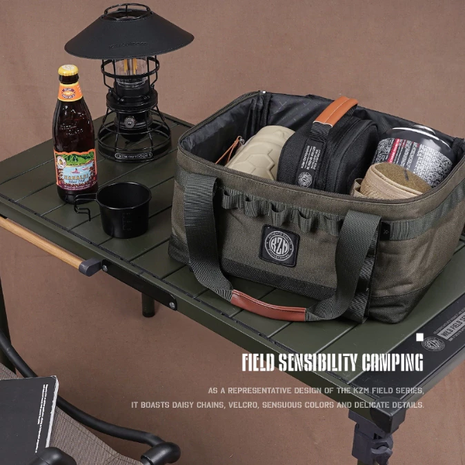 KAZMI KZM 工業風裝備收納袋18L【綠色工場】裝備袋 行李袋 收納箱 行李袋 手提袋 露營收納