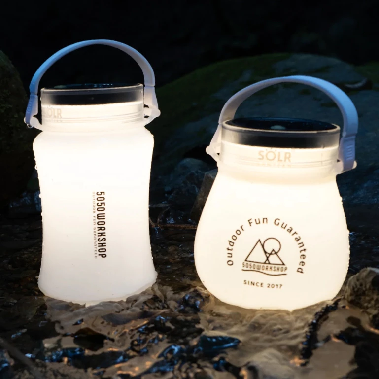 5050WORKSHOP 太陽能燈籠【綠色工場】小夜燈 手提燈 帳內燈 防水 太陽能充電 SOLR LANTERN