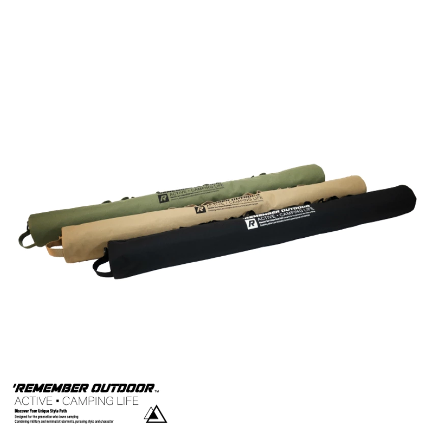 樂活不露 營柱戰術收納包【綠色工場】營柱收納袋 柱型收納袋 長形那袋袋 JX、梅花營柱皆可收納 戰術黑/軍綠/沙色