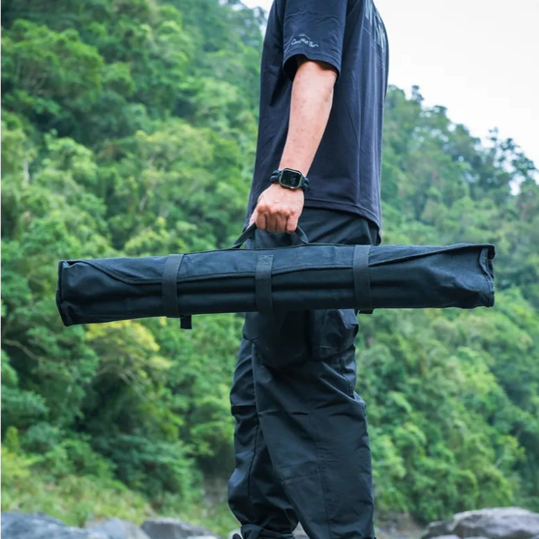 FIELD WORKS 營柱收納袋【綠色工場】營柱袋 長形收納袋 上蠟帆布 280/210營柱可用 伸縮營柱 露營營柱