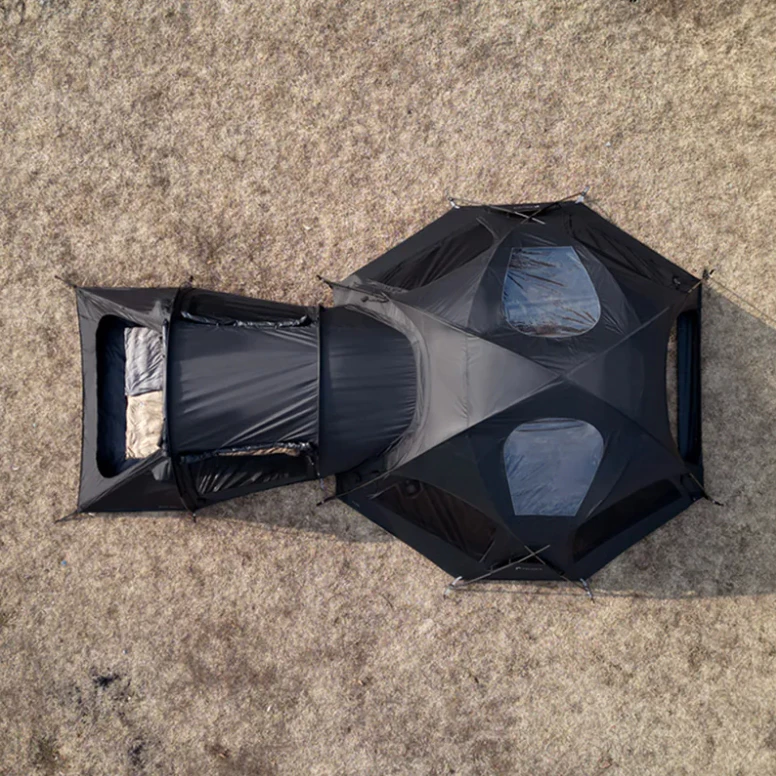 POLARIS 北極星 D1 Pro 隕石球型帳【綠色工場】球形帳 基地帳 黑化球形帳 可延伸小臥室 露營帳篷