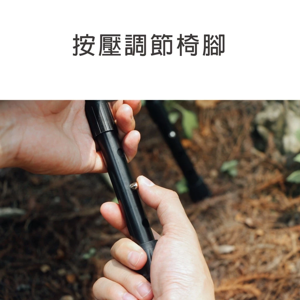 野樂 高背太空躺椅【綠色工場】CAMPING ACE 黑森系列 輕量戰術高腳椅 戰術椅 多段可調整 附收納袋