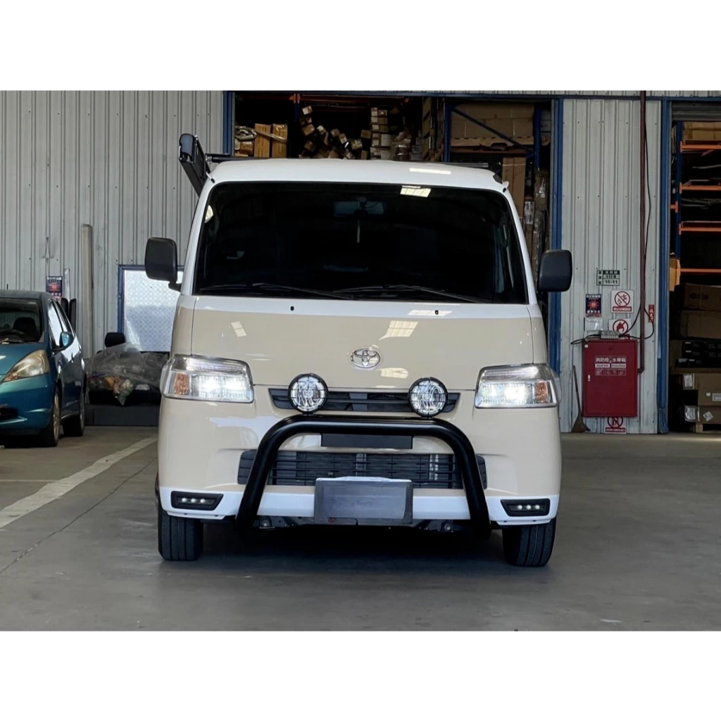 TOWN ACE 鋁合金前防撞桿【綠色工場】前保桿 下巴 保險桿 前護桿 管徑76mm 黑色