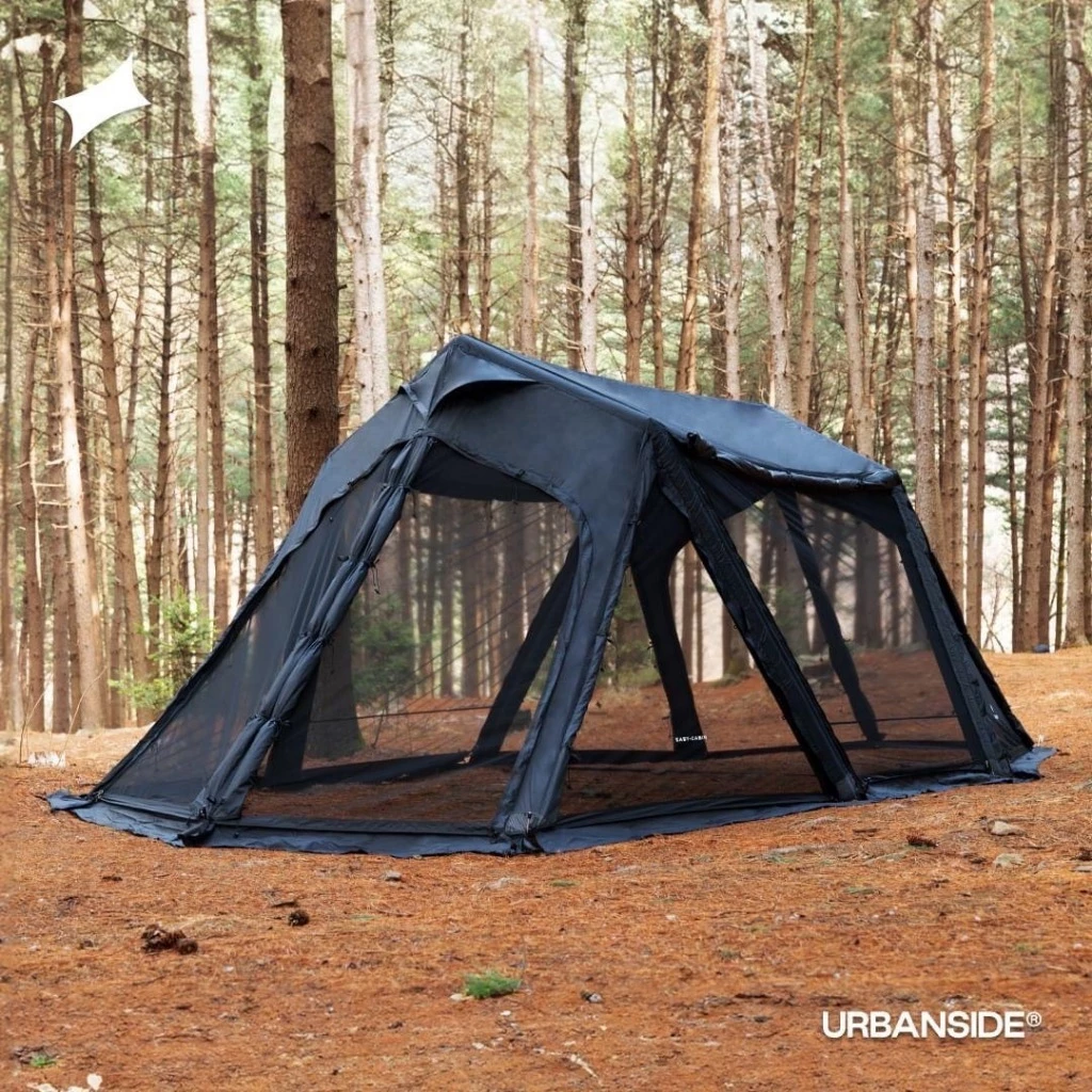URBANSIDE｜EASY CABIN AIR TENT｜充氣式隧道帳 【綠色工場】充氣帳 氣柱帳 一房一廳 帳篷