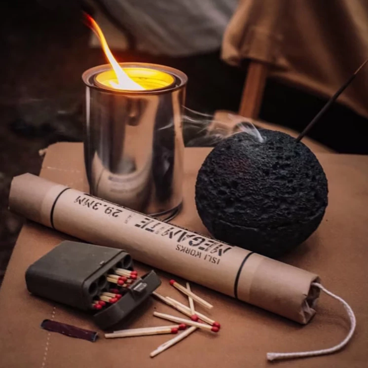 isli works 隕石香座 【綠色工場】含收納袋 線香座 線香台 薰香座 韓國製 陶瓷線香座 風格露營