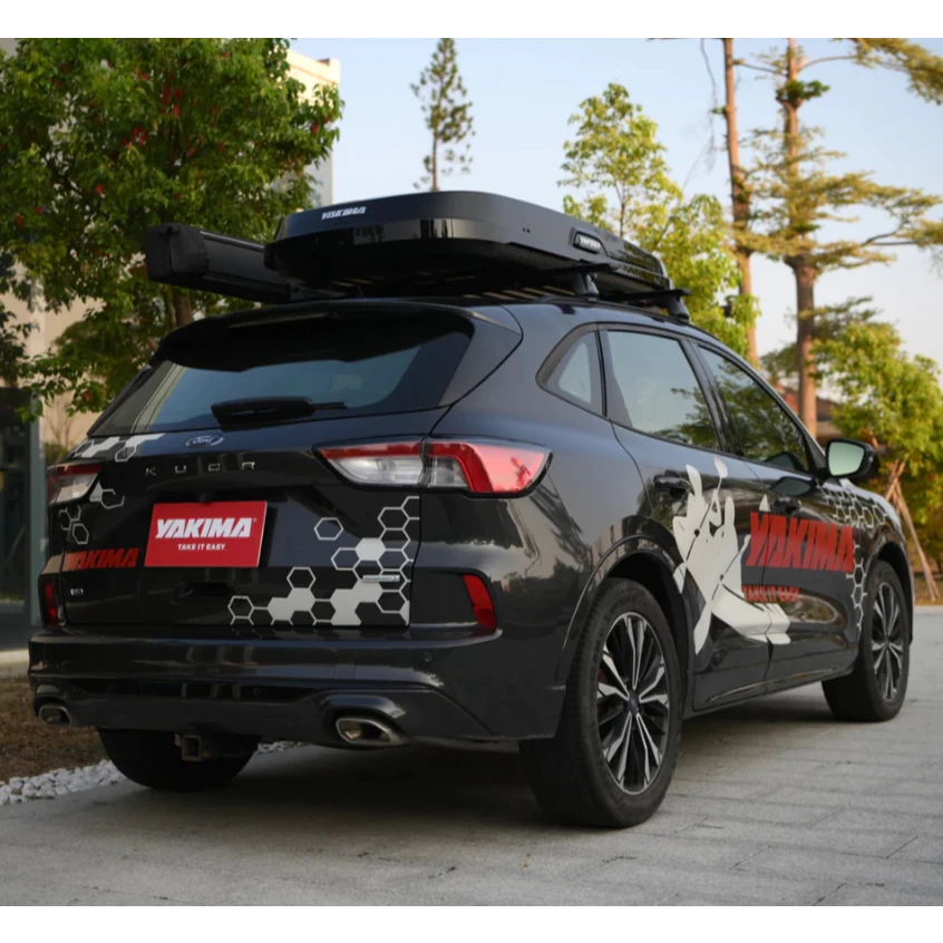 Yakima HELLA FLUSH 低風阻車頂箱【綠色工場】車頂行李箱 置物箱 車頂漢堡 書包 行李箱 黑色雙開