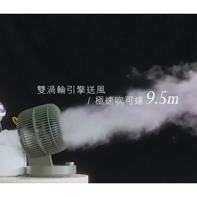 +886 極野家 8吋 雙葉空氣循環扇【綠色工場】擺頭靜音款 贈收納袋 桌扇 立扇 風扇 電扇 靜音扇 露營風扇