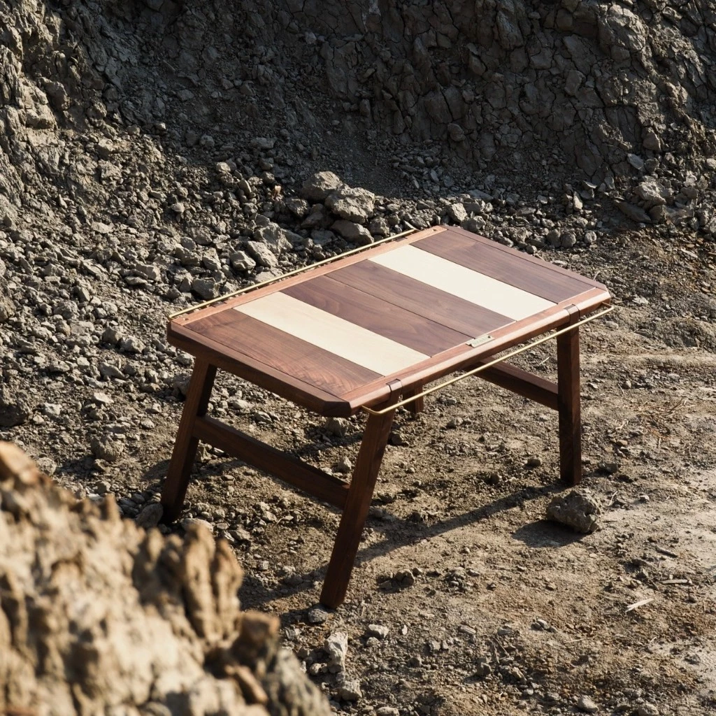 鍛木企業社 如常桌【綠色工場】台灣製 IGT桌 露營桌 實木桌 收納桌 三單位桌 附收納袋 風格露營