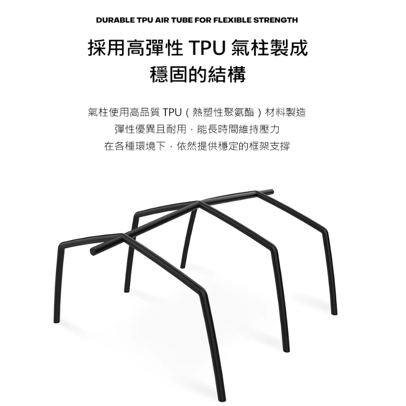 KZM ALBION 阿爾比充氣帳【綠色工場】kazmi 氣柱帳 露營帳篷 一房一廳 隧道帳 別墅帳 家庭帳 充氣帳篷