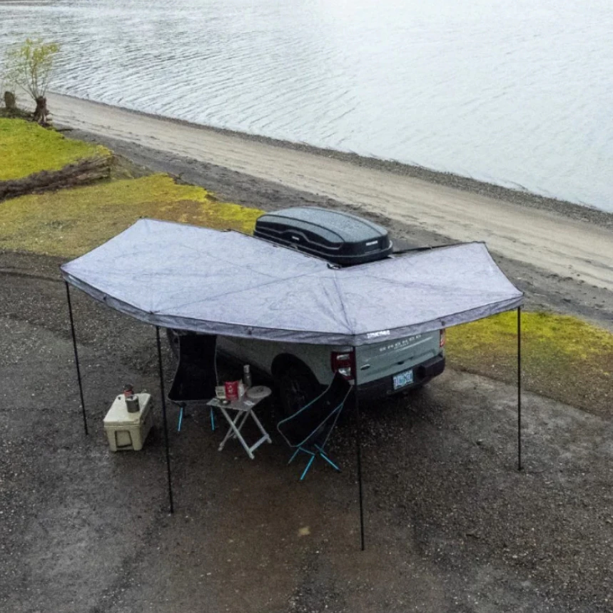 Yakima OverNOut 270 XL 扇形車邊帳【綠色工場】 蝙蝠帳 車邊帳 客廳帳 車邊天幕 遮陽帳 車邊天幕