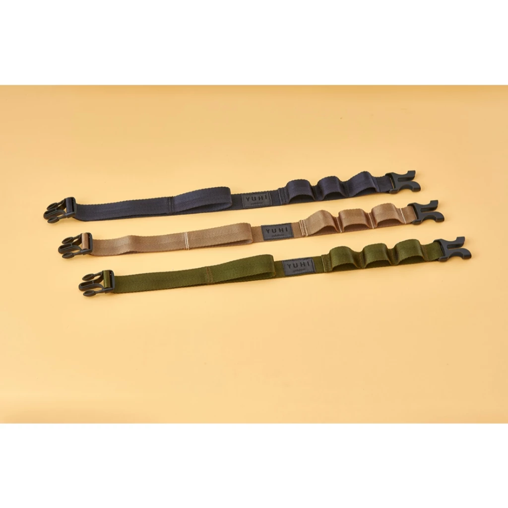 YUHI 氣柱綁帶【綠色工場】橙光 充氣帳專用 多功能綁帶 吊掛織帶 掛物織帶 吊掛繩 掛物繩 戰術織帶 黑色/軍綠/沙