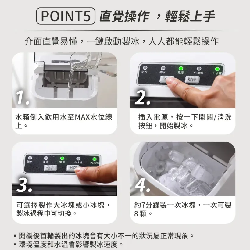 【G-Plus】 GP小冰快2 微電腦全自動製冰機