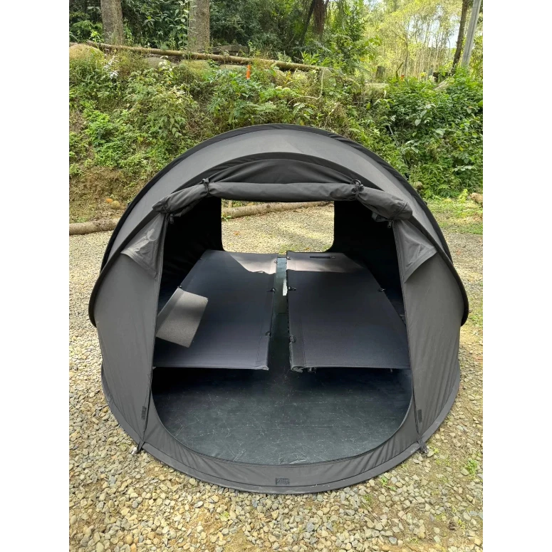 OWL camp ZERO秒拋帳【綠色工場】拋帳 速搭帳 科技棉帳 速開帳篷 秒搭帳 4人帳 輕鬆搭建 黑色/沙色