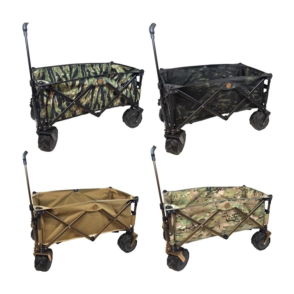 【綠色工場】OWL 精緻手拉車 越野寬輪 防水牛津布 手推車 折疊式拖車 露營推車 寵物推車 小孩推車