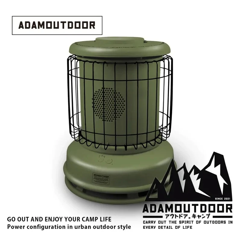ADAMOUTDOOR｜經典風格雙功率陶瓷電暖器【綠色工場】戶外陶瓷電暖爐 電暖爐 陶瓷電暖器 PTC 暖風機 暖氣機
