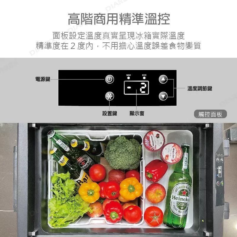 領航家 Pro Kamping 雙槽雙溫控行動冰箱 43L【綠色工場】車用冰箱 露營冰箱 德國壓縮機 5年保固 移動冰箱