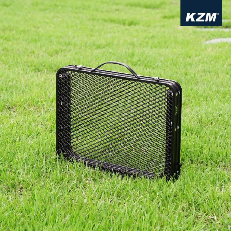 【綠色工場】KAZMI 迷你鋼網折疊桌(鋼網系列) 帳內桌 鋁合金桌 收納桌 露營桌(K8T3U011)