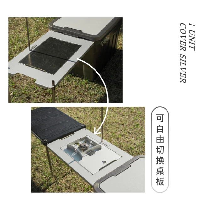 Offline 單位跨接板【綠色工場】一單位桌板 附桌腳x2 IGT 適用Thor箱 鐵桌板 可連接離線桌、Thor箱