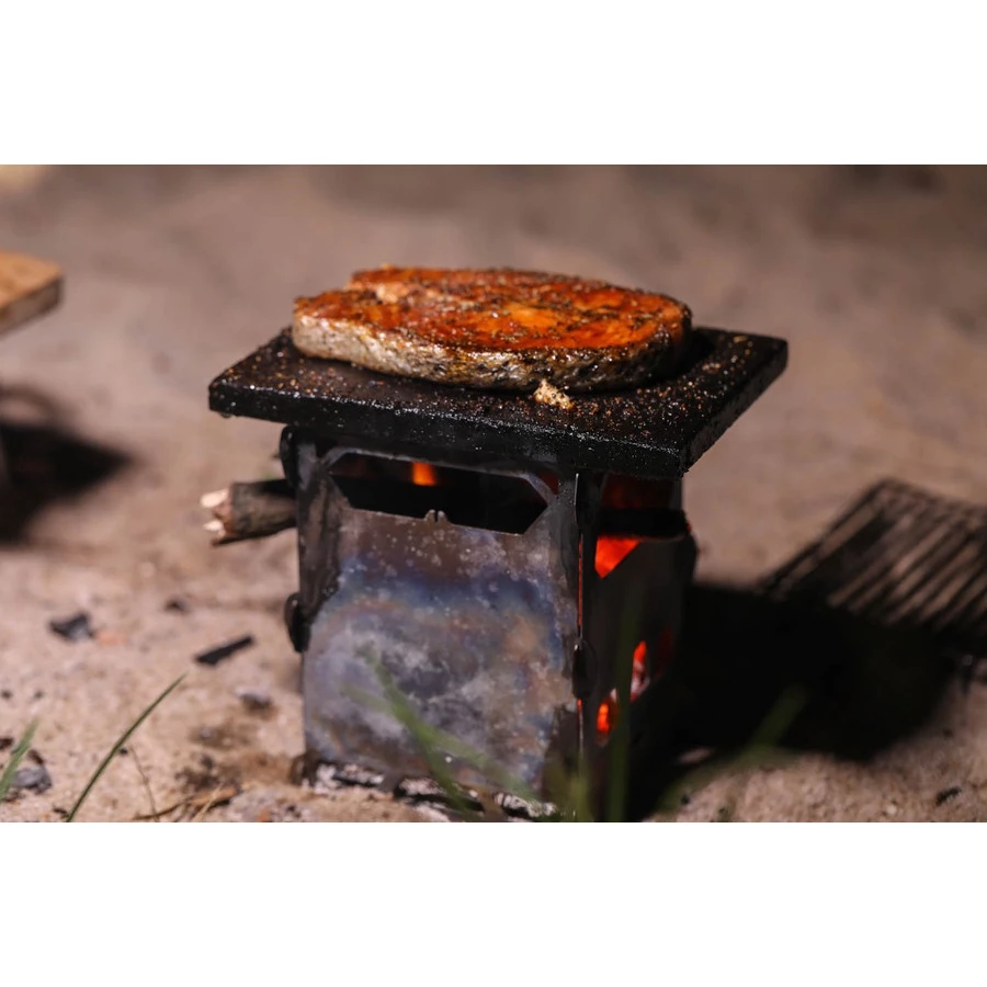 【綠色工場】鎧斯 Keith Ti2201 鈦合金戶外柴火爐 柴燒爐 登山爐 露營火爐 鈦金屬 露營 登山 野營 野炊