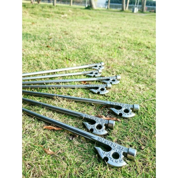 【綠色工場】TKS 神斧釘 SUS630不鏽鋼原色營釘 (TK-270A) 不鏽鋼營釘 露營營釘 地釘 造型釘