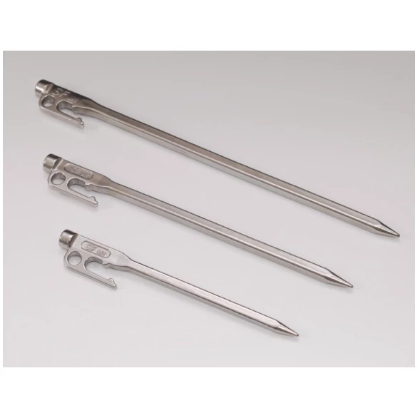 【綠色工場】TKS經典款營釘 方形營釘 正方形桿身 SUS630 不鏽鋼營釘 (SF-200A) 營釘