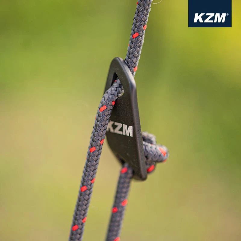 KAZMI KZM 花生型二孔調節片10入【綠色工場】(香檳色/黑色) 營繩調節片(K20T3F004) 營繩固定片