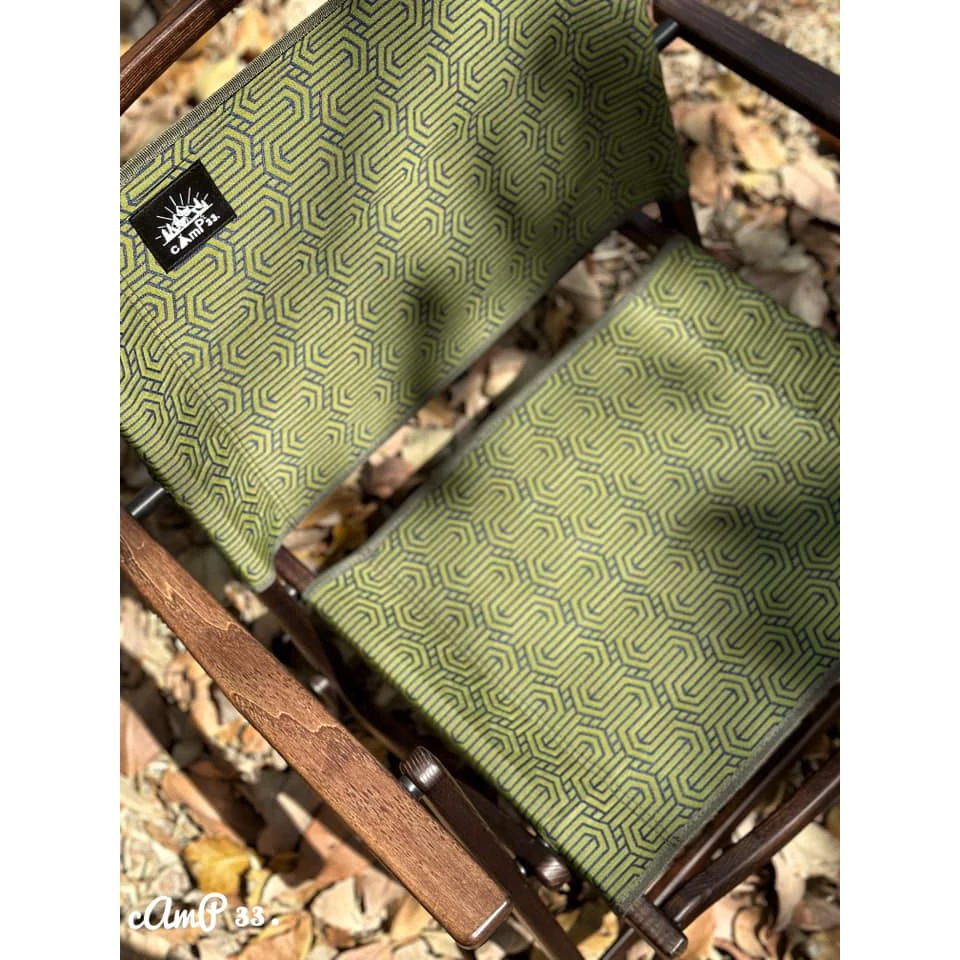 cAmP33. 蓊萊實木可收納椅 【綠色工場】手工椅 露營木椅 折疊椅 武椅 實木椅 露營椅 附收納袋 台灣製