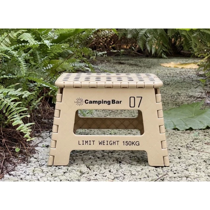 Camping Bar 22cm工業風折凳（買一送一）【綠色工場】小椅 摺疊凳 摺疊椅 板凳 露營 戶外 野營