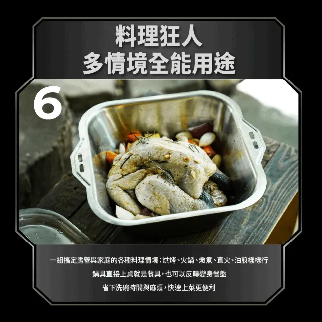 CAMPFIRE 野岩露營鍋具組