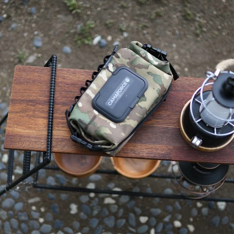 【綠色工場】韓國CAMAFORCE 濕紙巾袋/戰術濕紙巾包/衛生紙袋/懷舊露營裝備/紙巾包/露營配件 野餐 車上掛包
