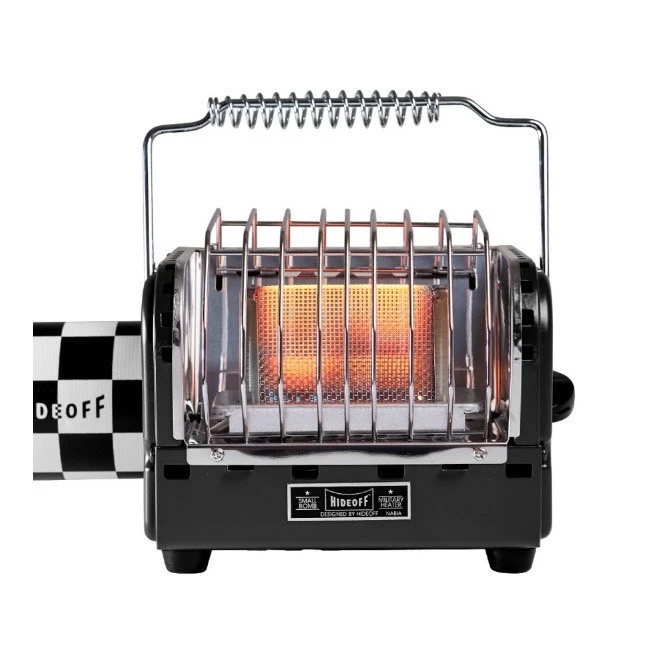 【綠色工場】 HIDEOFF 復古方形暖 韓國製 軍事風款式(軍綠 / 黑色 )瓦斯暖爐 陶瓷瓦斯暖爐 保暖 戶外 露營